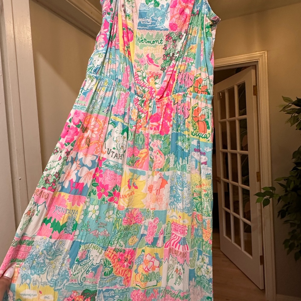 Lilly Pulitzer pop up state of mind sundress